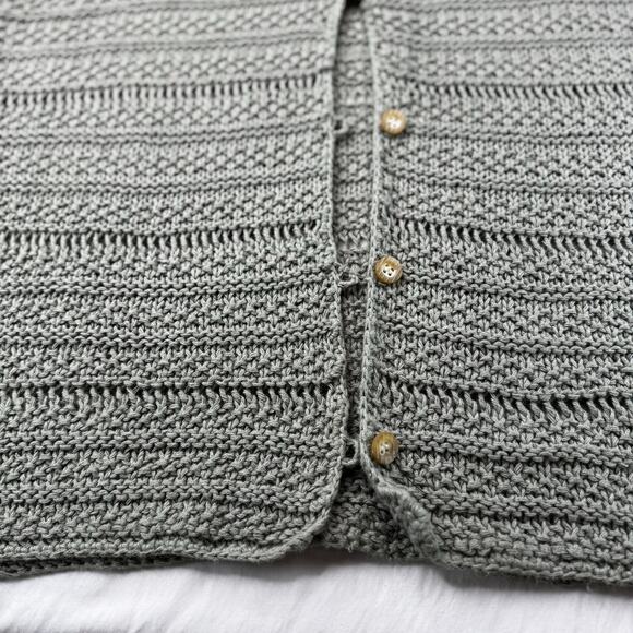 Hunt Club Women’s Large Ramie Cotton Crochet Boho Vest 12/14 - Picture 5 of 8